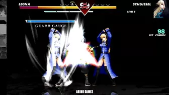 KOF BALL Z! LEONA VS GOENIKO! INSANE BATTLE! KOF ARINO GAMES!