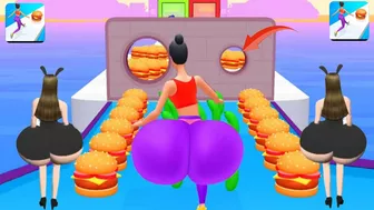 Twerk Race 3D Butt clash Fat 2 Fit in body race twerk race 3d video game Android, iOS New Update#10