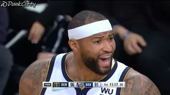 DeMarcus Cousins Ejected After Unreal Travel As On a 10 day contract With Nuggets！