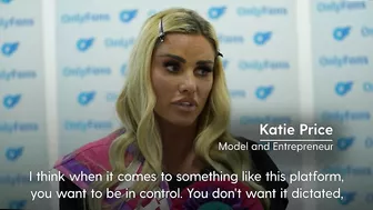 Katie Price launches OnlyFans channel to ‘be in control’