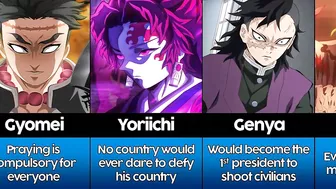 What if Demon Slayer Characters were President of a Country I Anime Senpai Comparisons