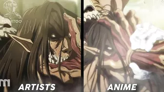 Artists VS Anime -  Attack On Titan Season 4 Part 2 (by MAPPA Fan Artists)