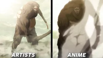 Artists VS Anime -  Attack On Titan Season 4 Part 2 (by MAPPA Fan Artists)