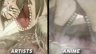 Artists VS Anime -  Attack On Titan Season 4 Part 2 (by MAPPA Fan Artists)