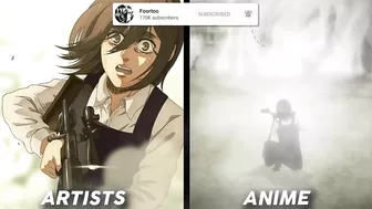 Artists VS Anime -  Attack On Titan Season 4 Part 2 (by MAPPA Fan Artists)