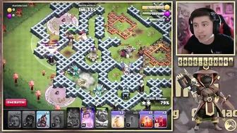 3 Star the Tiger Mountain Challenge w/ 40 Swag Troops & 7 Swag Spells - Clash of Clans