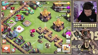 3 Star the Tiger Mountain Challenge w/ 40 Swag Troops & 7 Swag Spells - Clash of Clans