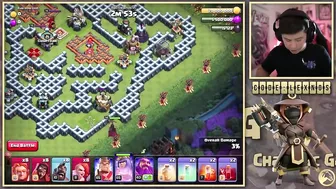 3 Star the Tiger Mountain Challenge w/ 40 Swag Troops & 7 Swag Spells - Clash of Clans