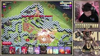 3 Star the Tiger Mountain Challenge w/ 40 Swag Troops & 7 Swag Spells - Clash of Clans