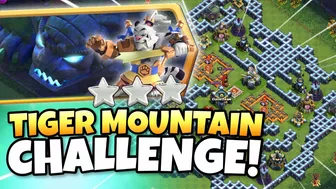 Simple Trick to 3 Star TIGER MOUNTAIN CHALLENGE! Clash of Clans