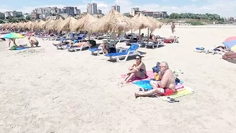 Beach Selection Plaja Naussyca Beach 4K VIDEO  Sun Summer Party Fun Mamaia Bikini Beach.