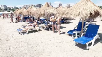 Beach Selection Plaja Naussyca Beach 4K VIDEO  Sun Summer Party Fun Mamaia Bikini Beach.