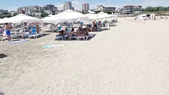 Beach Selection Plaja Naussyca Beach 4K VIDEO  Sun Summer Party Fun Mamaia Bikini Beach.