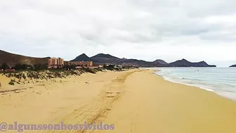 Porto Santo - Beach by Drone