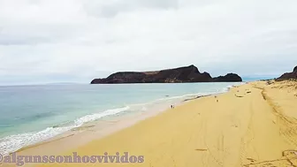 Porto Santo - Beach by Drone