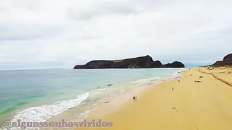 Porto Santo - Beach by Drone