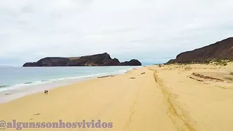 Porto Santo - Beach by Drone