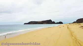 Porto Santo - Beach by Drone