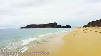 Porto Santo - Beach by Drone