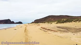 Porto Santo - Beach by Drone