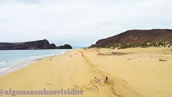 Porto Santo - Beach by Drone