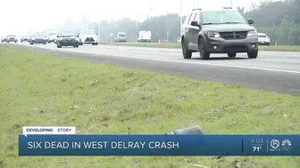 6 people dead in Delray Beach crash