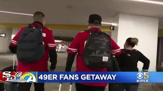 49ers Fans Stream Toward SoCal for NFC Championship