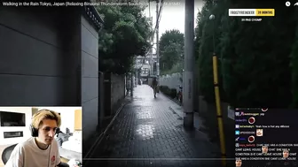 xQc does IRL stream in Japan