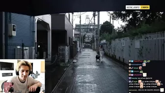 xQc does IRL stream in Japan