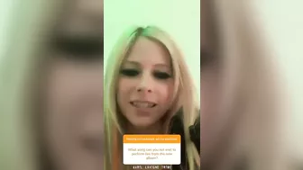 Avril Lavigne on Instagram - Q&A