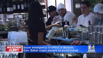 Snow Emergency In Boston; Gov. Baker Urges People Not To Travel