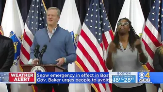 Snow Emergency In Boston; Gov. Baker Urges People Not To Travel