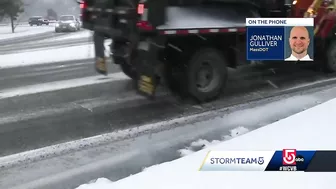 'Use extreme caution, limit travel,' MassDOT official says