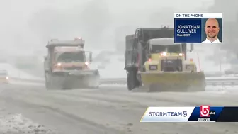 'Use extreme caution, limit travel,' MassDOT official says