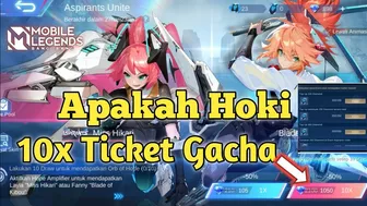 Gacha 10X Ticket Event Aspirants Unite Skin Anime Layla Fanny - Mobile Legends