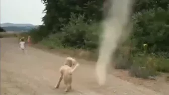 Dog Stops Tornado from Forming