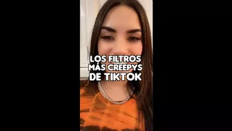 LOS FILTROS MÁS CREEPY Y TENEBROSOS DE TIKTOK: TE VAN A DAR MIEDO #Shorts