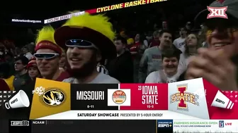 Big 12/SEC Challenge: Missouri vs No. 23 Iowa State Men's Basketball Highlights