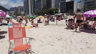 ???????? Summer in Rio de Janeiro - Brasil ☀️????️ Quiet Leblon Beach Walk 4K