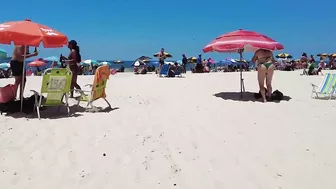 ???????? Summer in Rio de Janeiro - Brasil ☀️????️ Quiet Leblon Beach Walk 4K