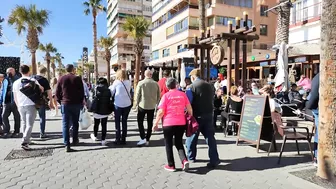 BENIDORM????????+20°C LEVANTE BEACH JANUARY 2022 Costa Blanca SPAIN 4K