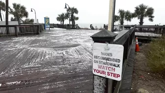 Myrtle Beach “Snow” Winter  2022, South Carolina #myrtlebeach #myrtlebeachwinter  #myrtlebeachcam