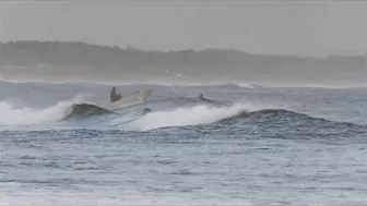 The Noosa Bar and Main Beach. Sunday morning, January 30, 2022.