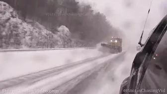 Blizzard / Nor'easter creates travel nightmare, Franklin, MA - 1/29/2022