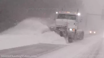 Blizzard / Nor'easter creates travel nightmare, Franklin, MA - 1/29/2022