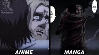 Manga VS Anime - Attack On Titan Season 4 Part 2 Episode 4