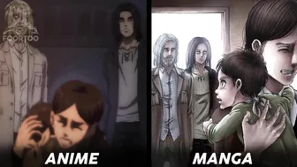 Manga VS Anime - Attack On Titan Season 4 Part 2 Episode 4