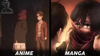 Manga VS Anime - Attack On Titan Season 4 Part 2 Episode 4