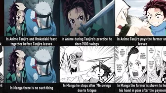 Demon Slayer Anime vs Manga Differences I Anime Senpai Comparisons