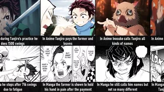 Demon Slayer Anime vs Manga Differences I Anime Senpai Comparisons